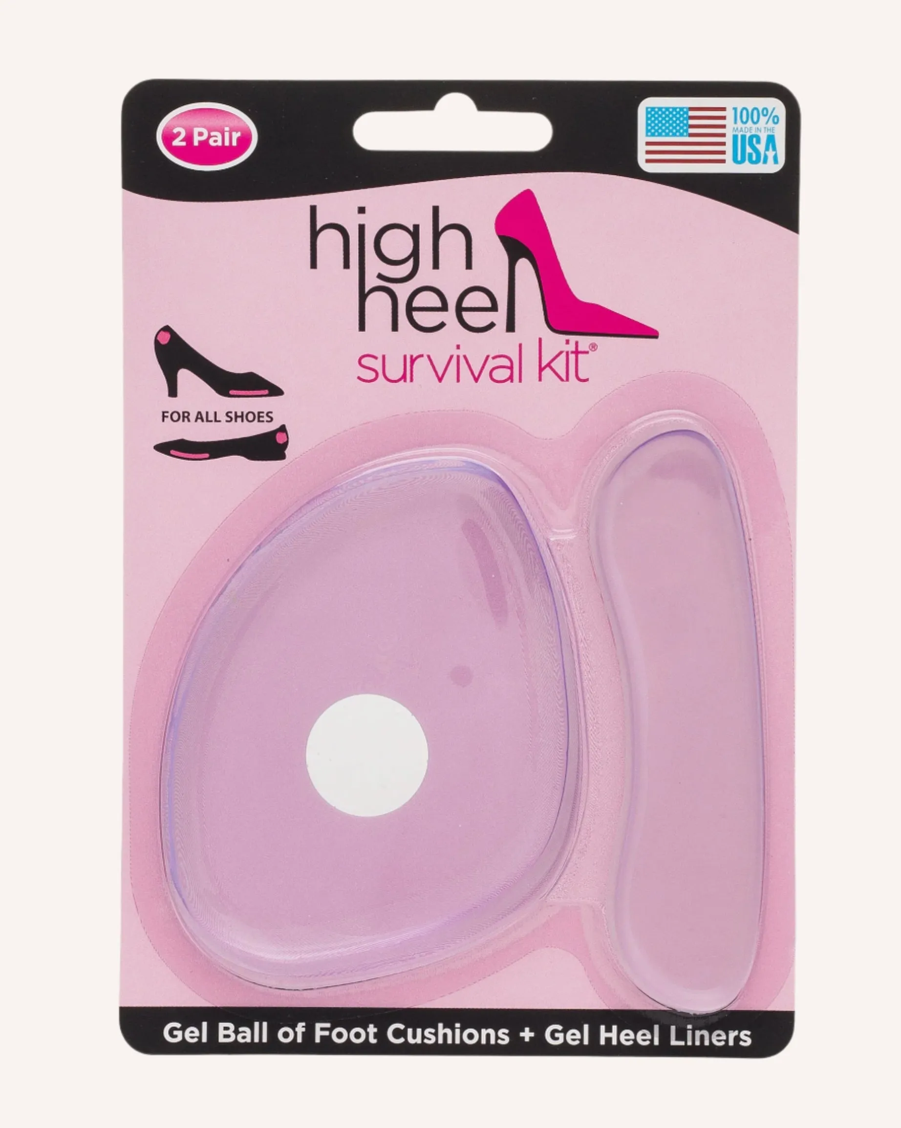 High Heel Survival Kit - Essentials Edition - Gel Cushions and Heel Liners
