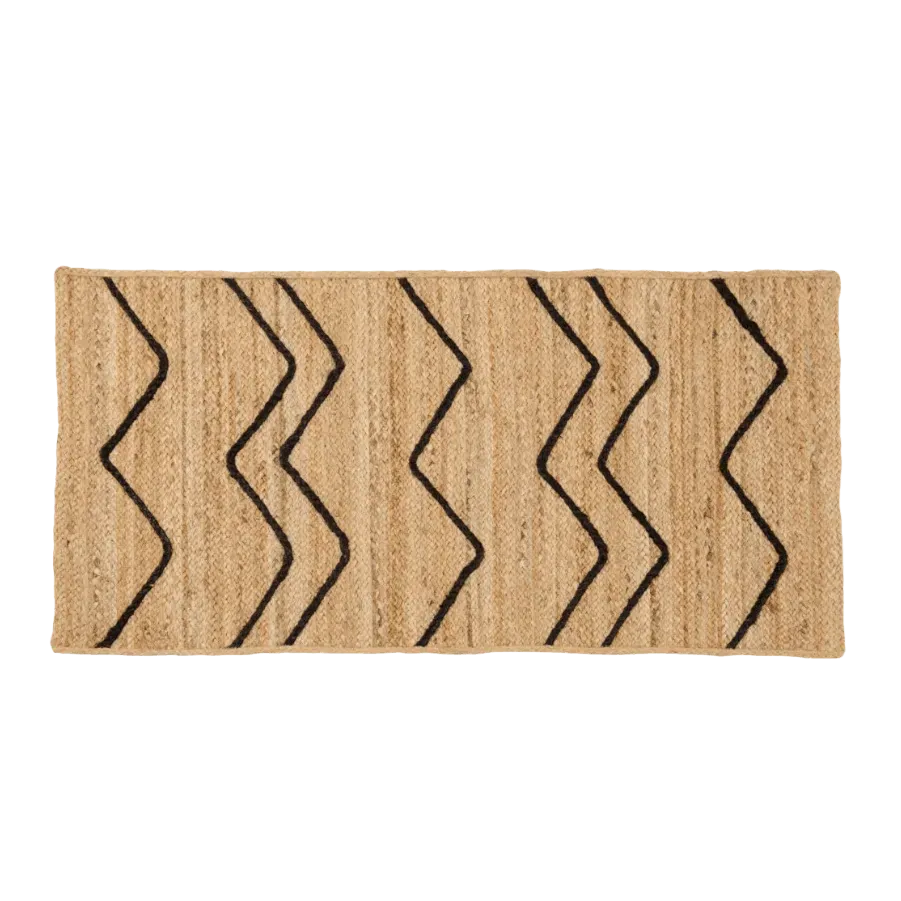 Hilly Natural Jute Rug