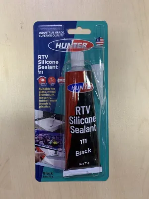Hunter 111 RTV Silicone Sealant / Clear Transparent White Silicon bonding for windows sink basin