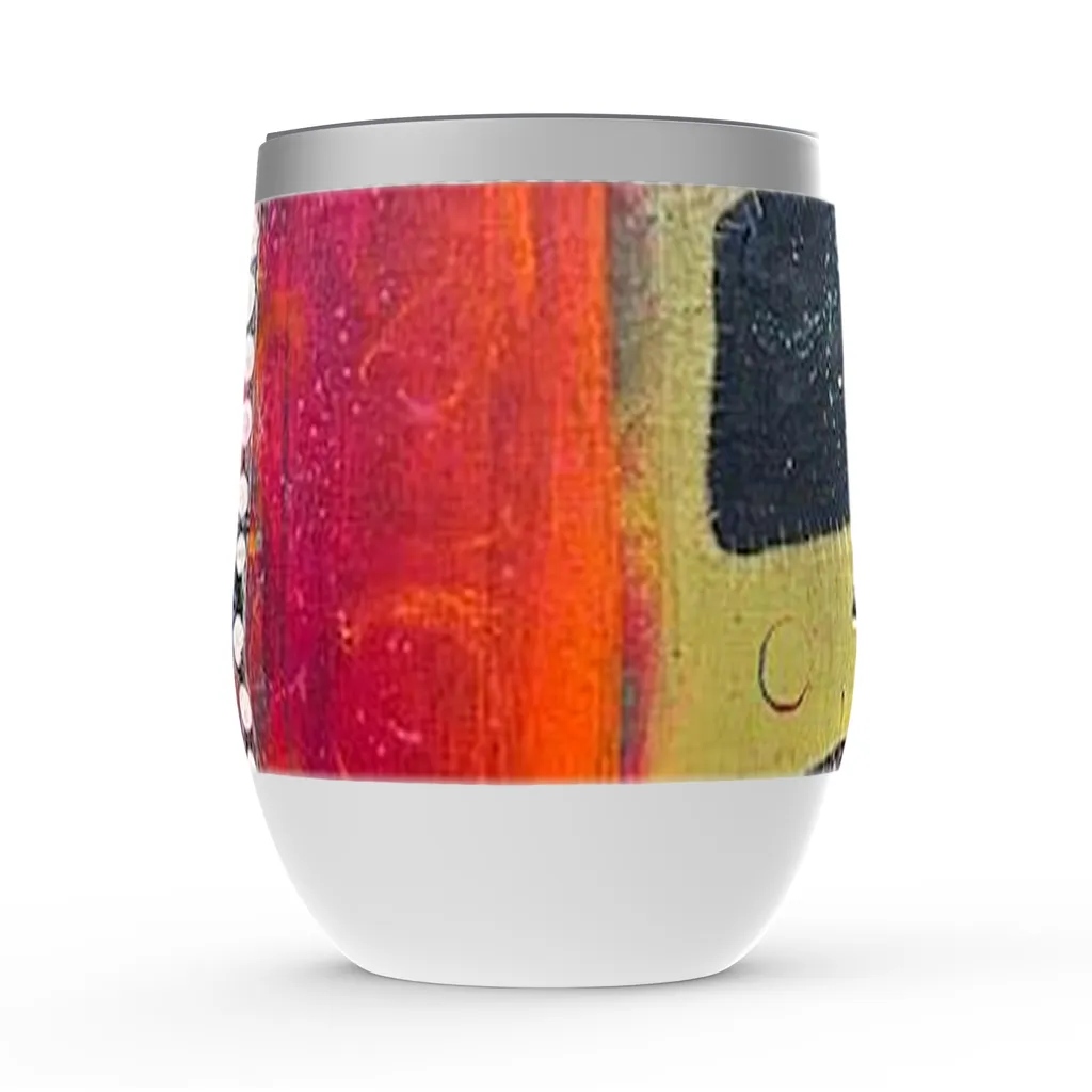 INSULATED WINE TUMBLER | PEACE IS GOLDEN