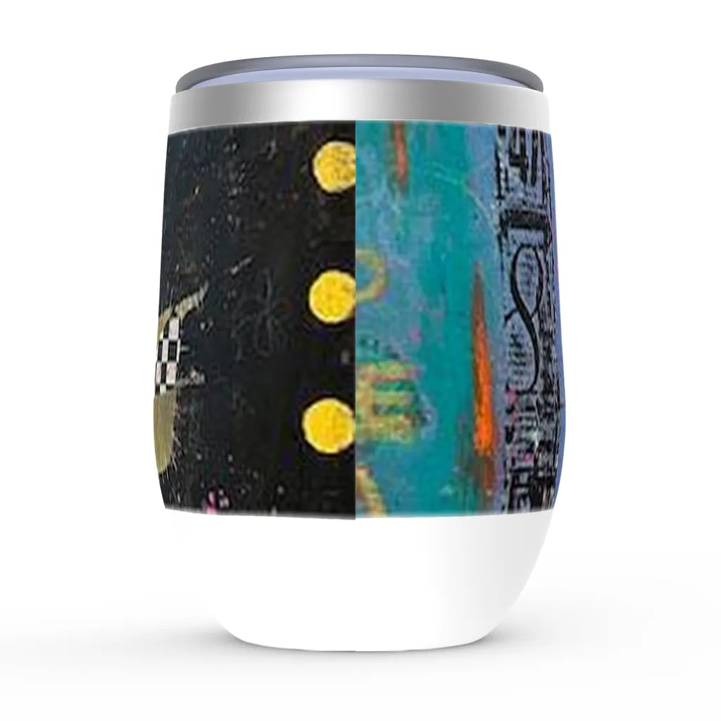 INSULATED WINE TUMBLER | PEACE IS GOLDEN