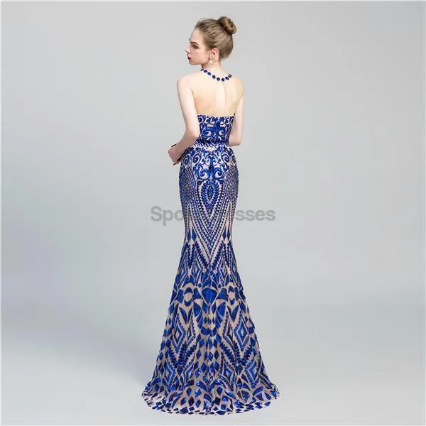 Jewel Sparkly Sequin Sexy Mermaid Evening Prom Dresses, Evening Party Prom Dresses, 12066