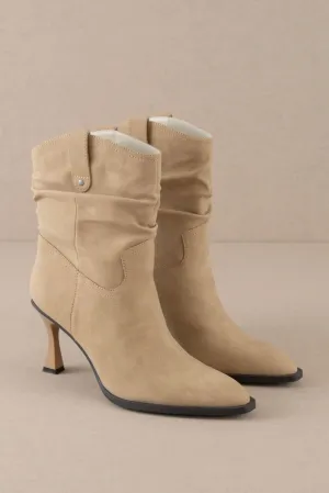 Jolene Kitten Heel- Khaki- FINAL SALE