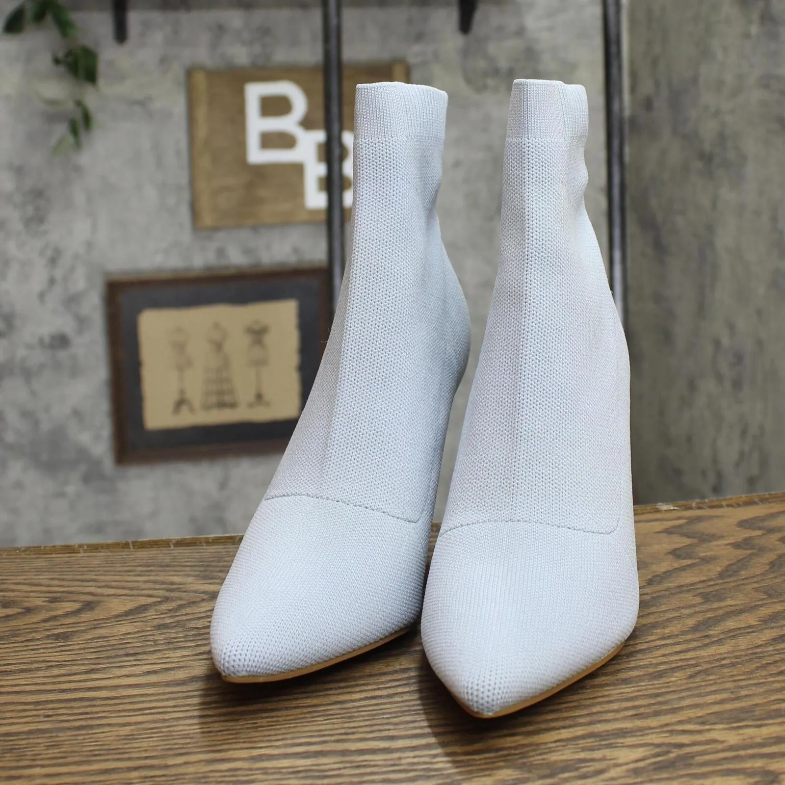 Journee Collection Milyna Tru Comfort Foam Pull On Stiletto Booties Blue 9M