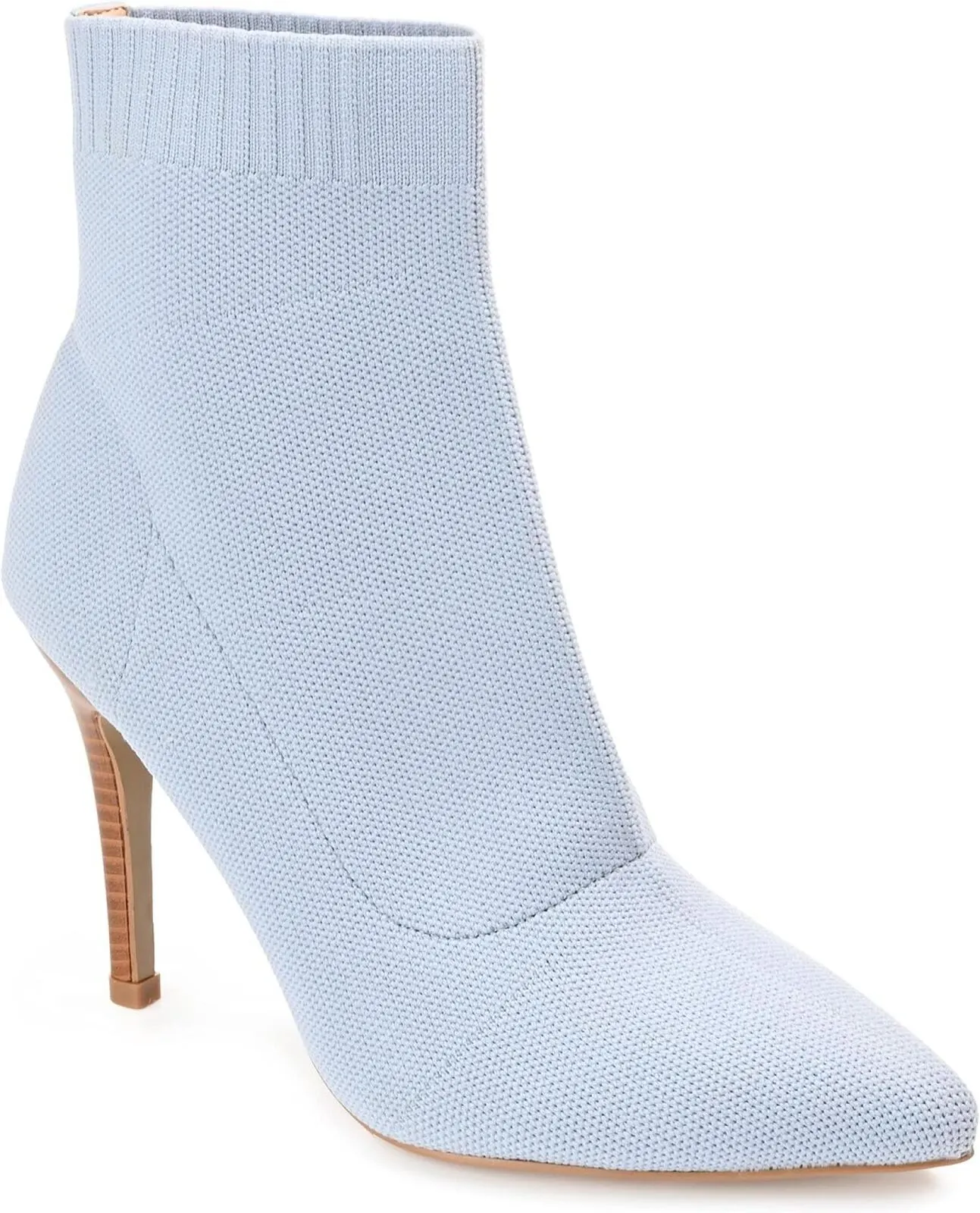 Journee Collection Milyna Tru Comfort Foam Pull On Stiletto Booties Blue 9M