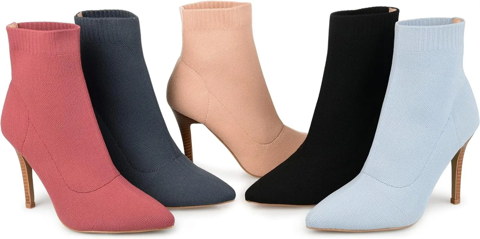 Journee Collection Milyna Tru Comfort Foam Pull On Stiletto Booties Blue 9M