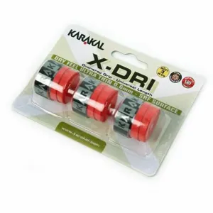 Karakal X-Dri Overwrap Badminton Grip - Red