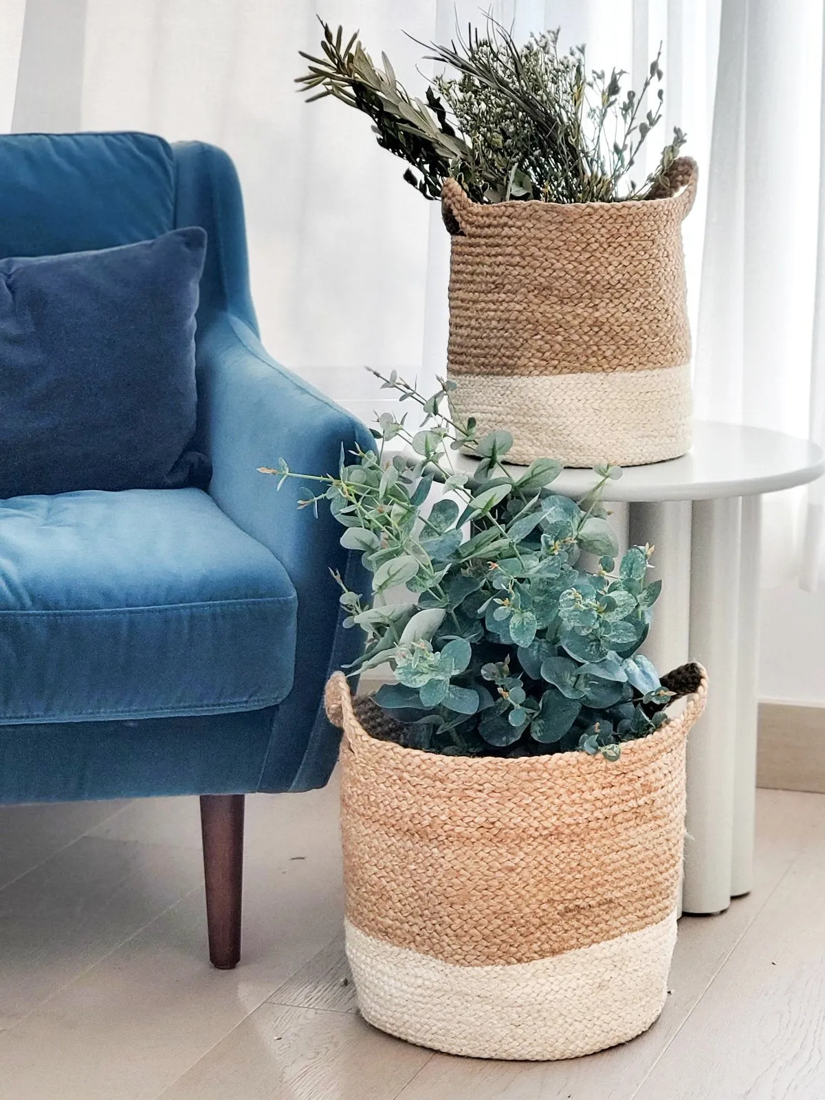 Kata Colorblock Basket (Set Of 2)