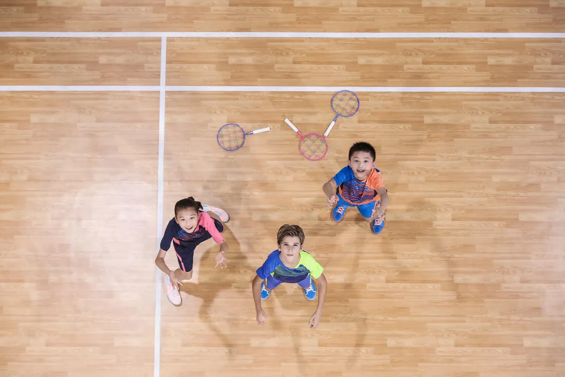 KID BADMINTON RACKET IN SET BR SET DISCOVER