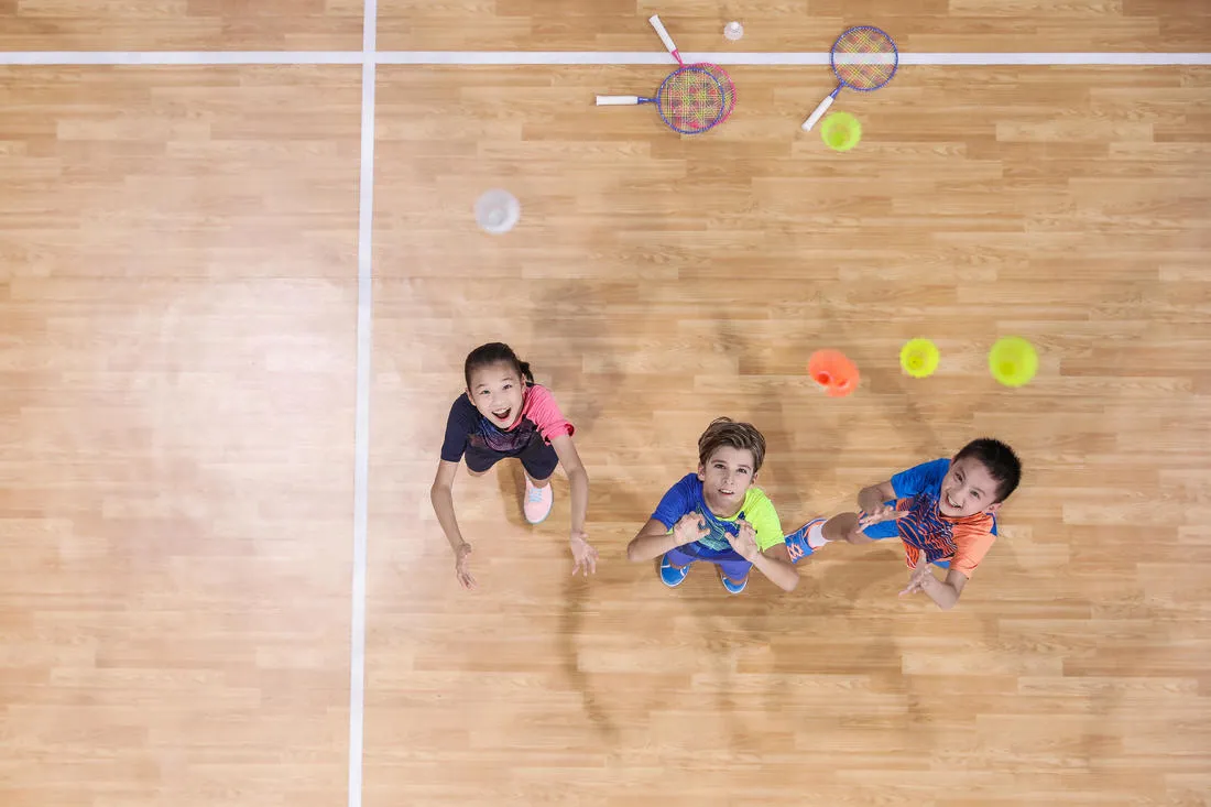 KID BADMINTON RACKET IN SET BR SET DISCOVER