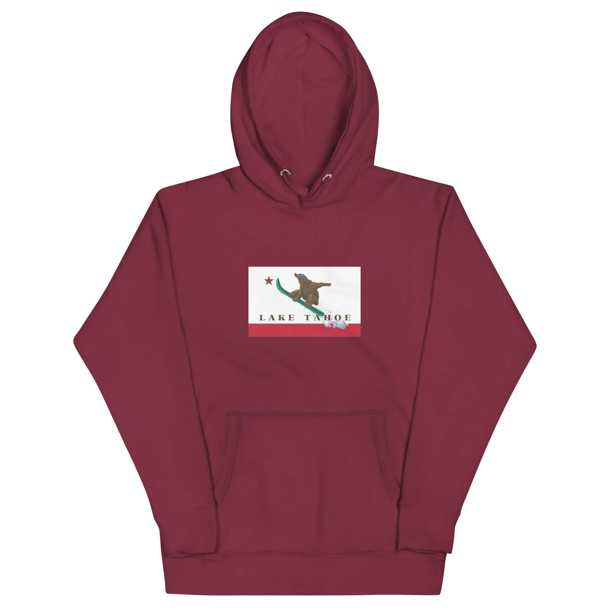 Lake Tahoe Snowboarding Grizzly Hoodie