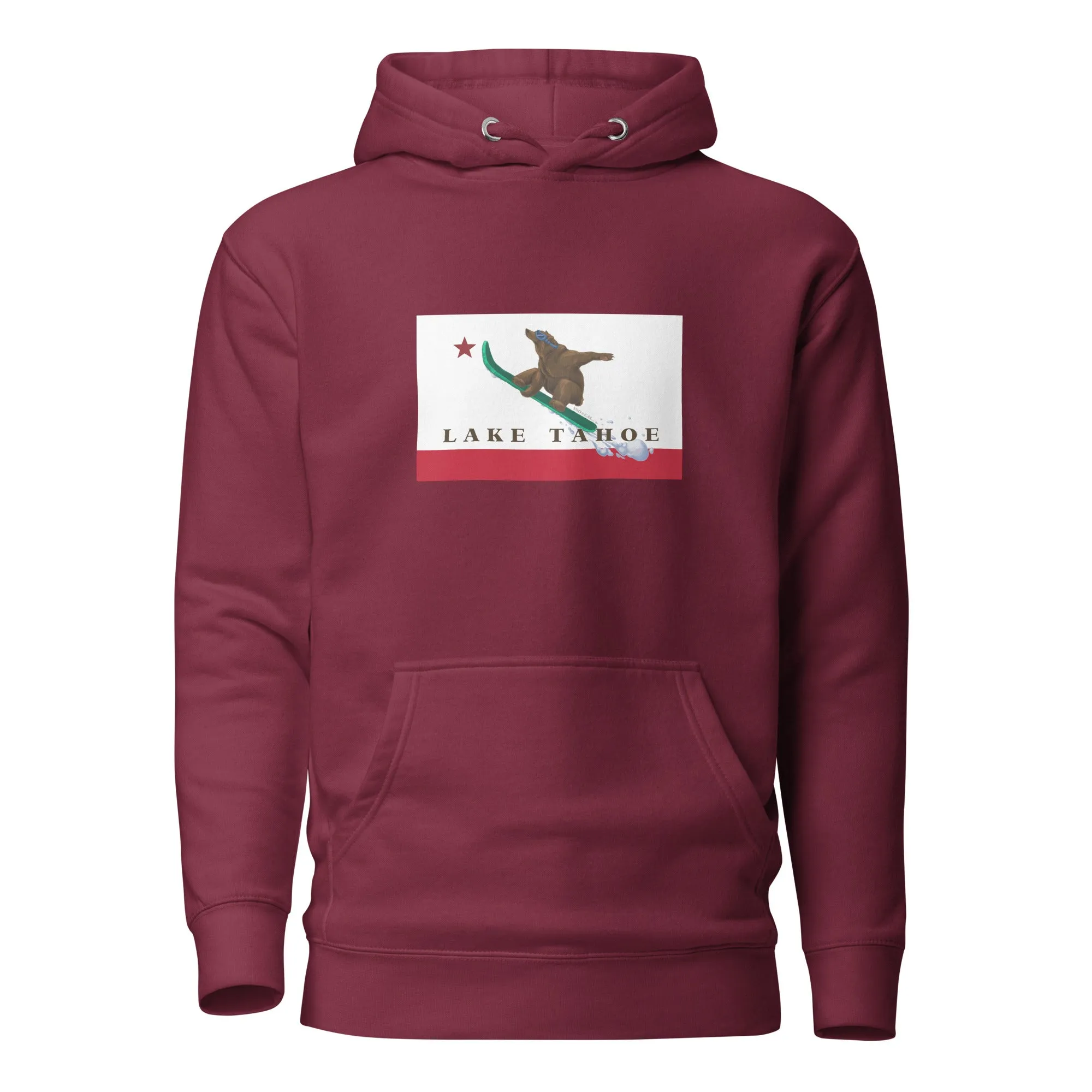 Lake Tahoe Snowboarding Grizzly Hoodie