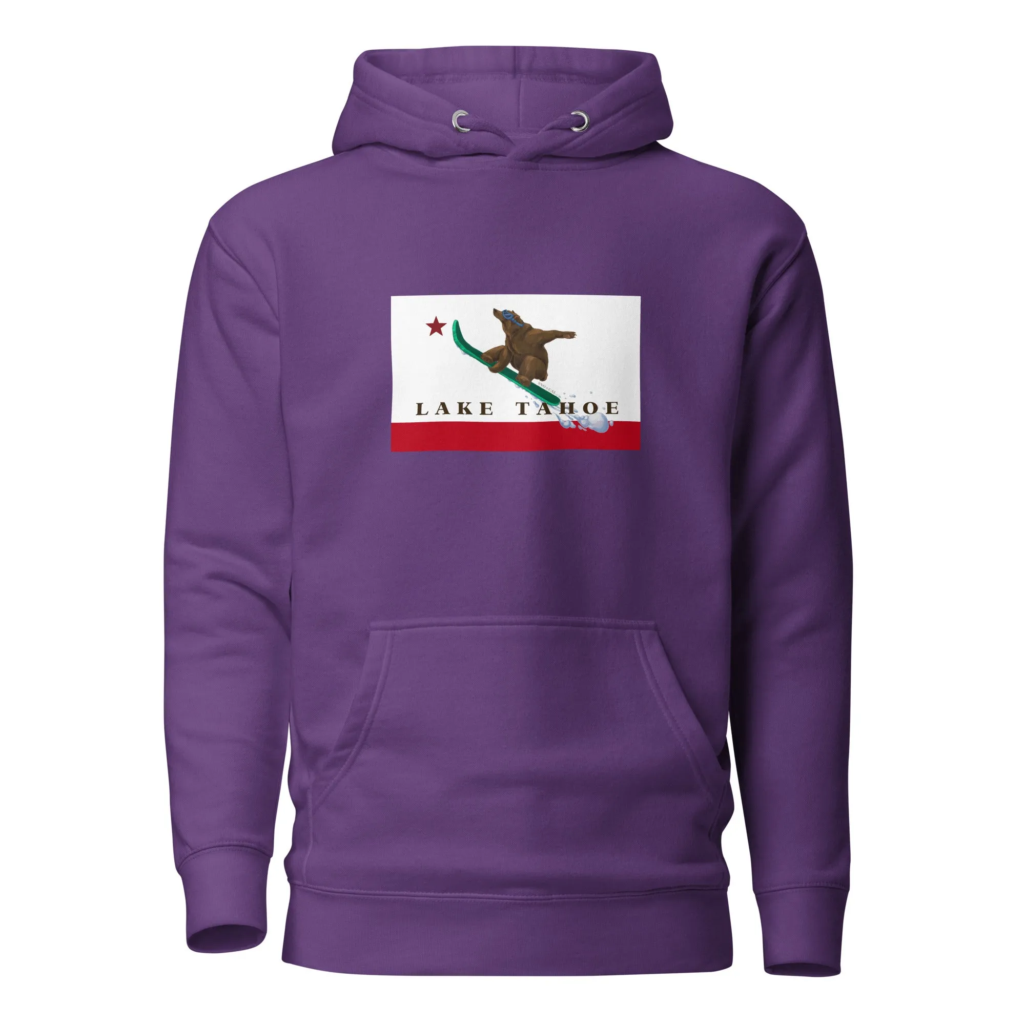 Lake Tahoe Snowboarding Grizzly Hoodie