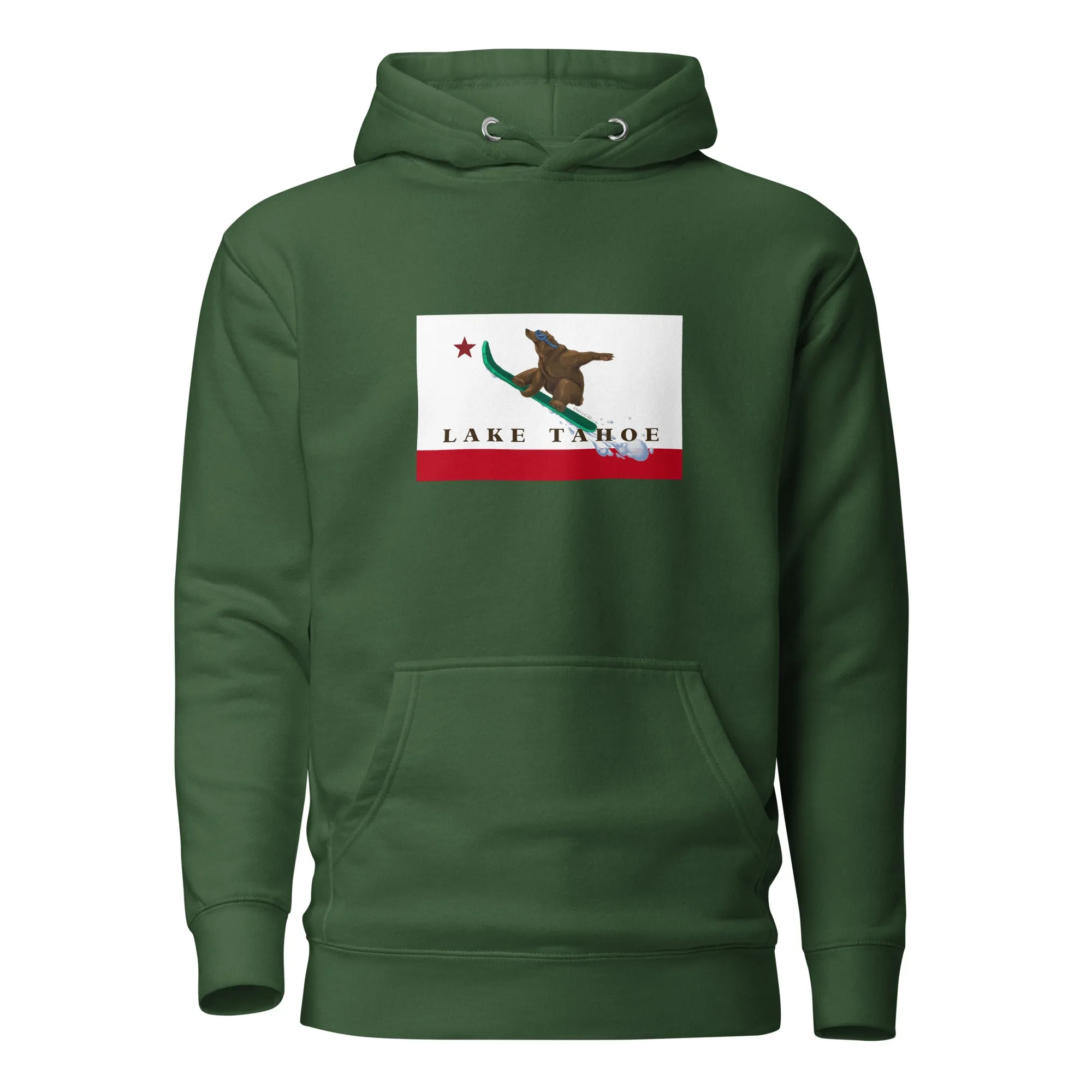 Lake Tahoe Snowboarding Grizzly Hoodie