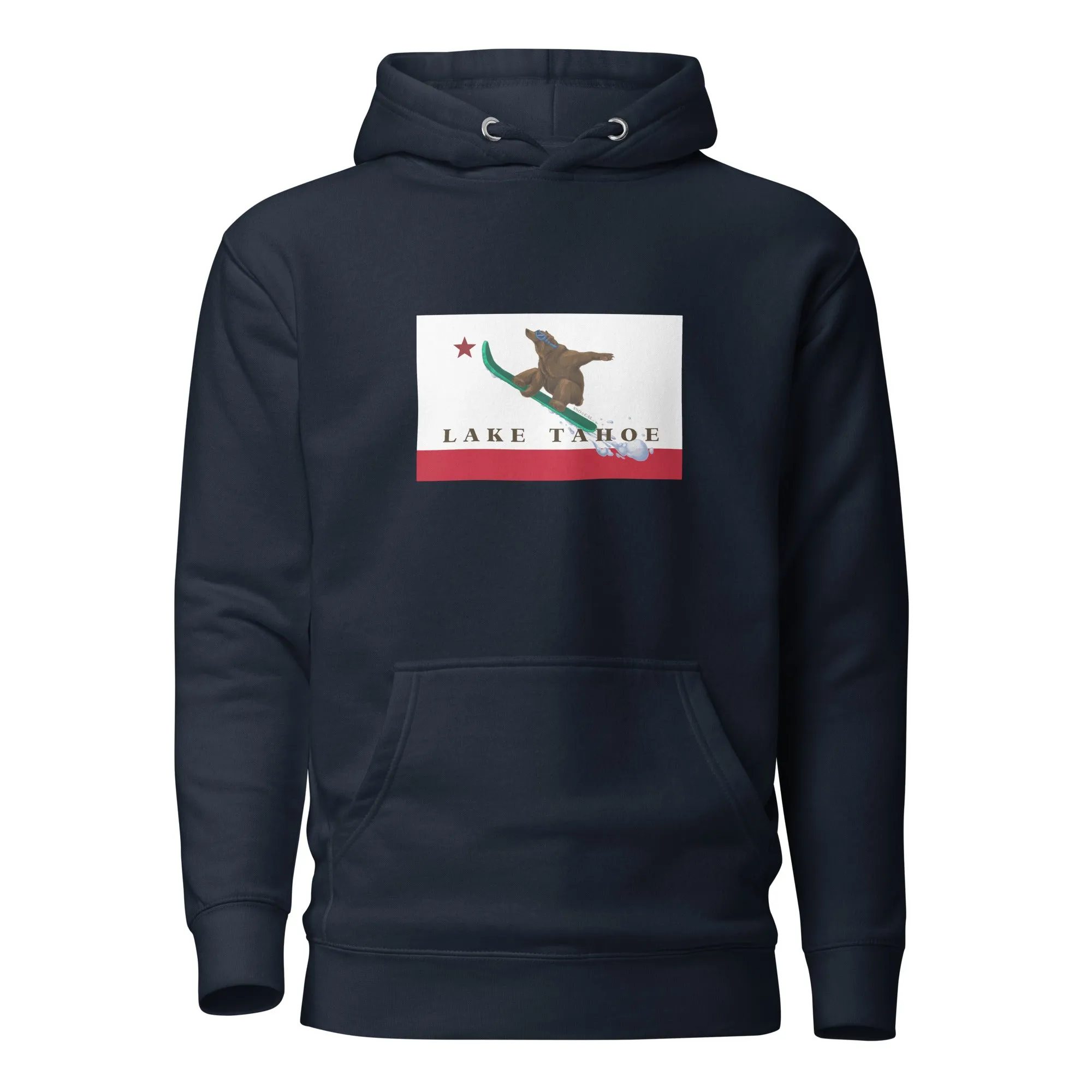 Lake Tahoe Snowboarding Grizzly Hoodie