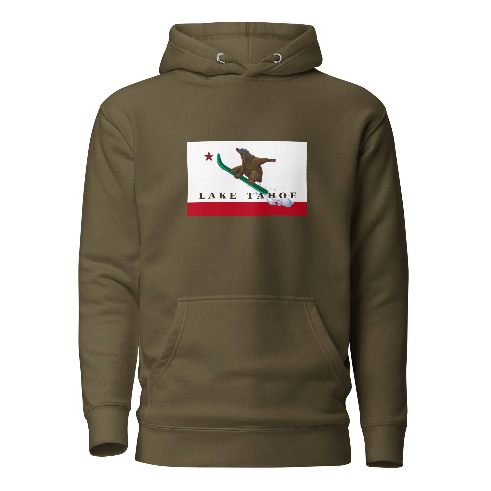 Lake Tahoe Snowboarding Grizzly Hoodie