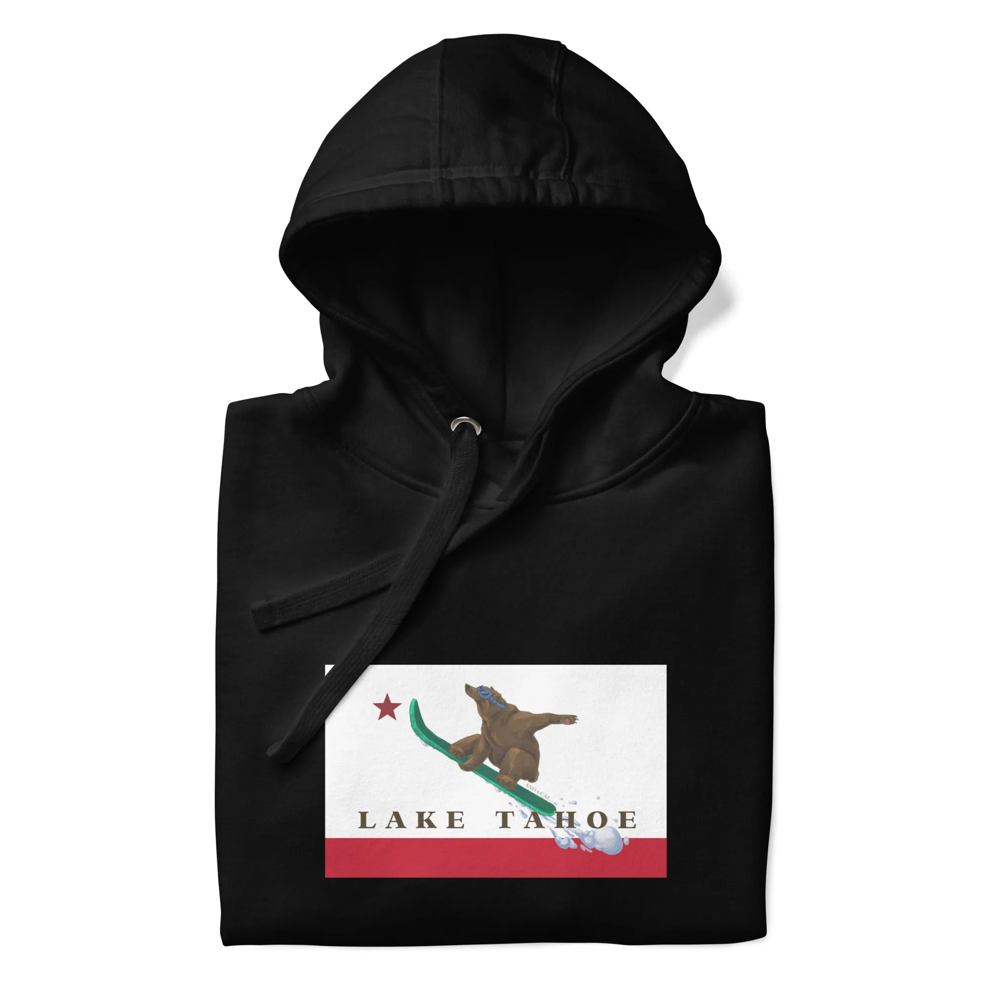 Lake Tahoe Snowboarding Grizzly Hoodie