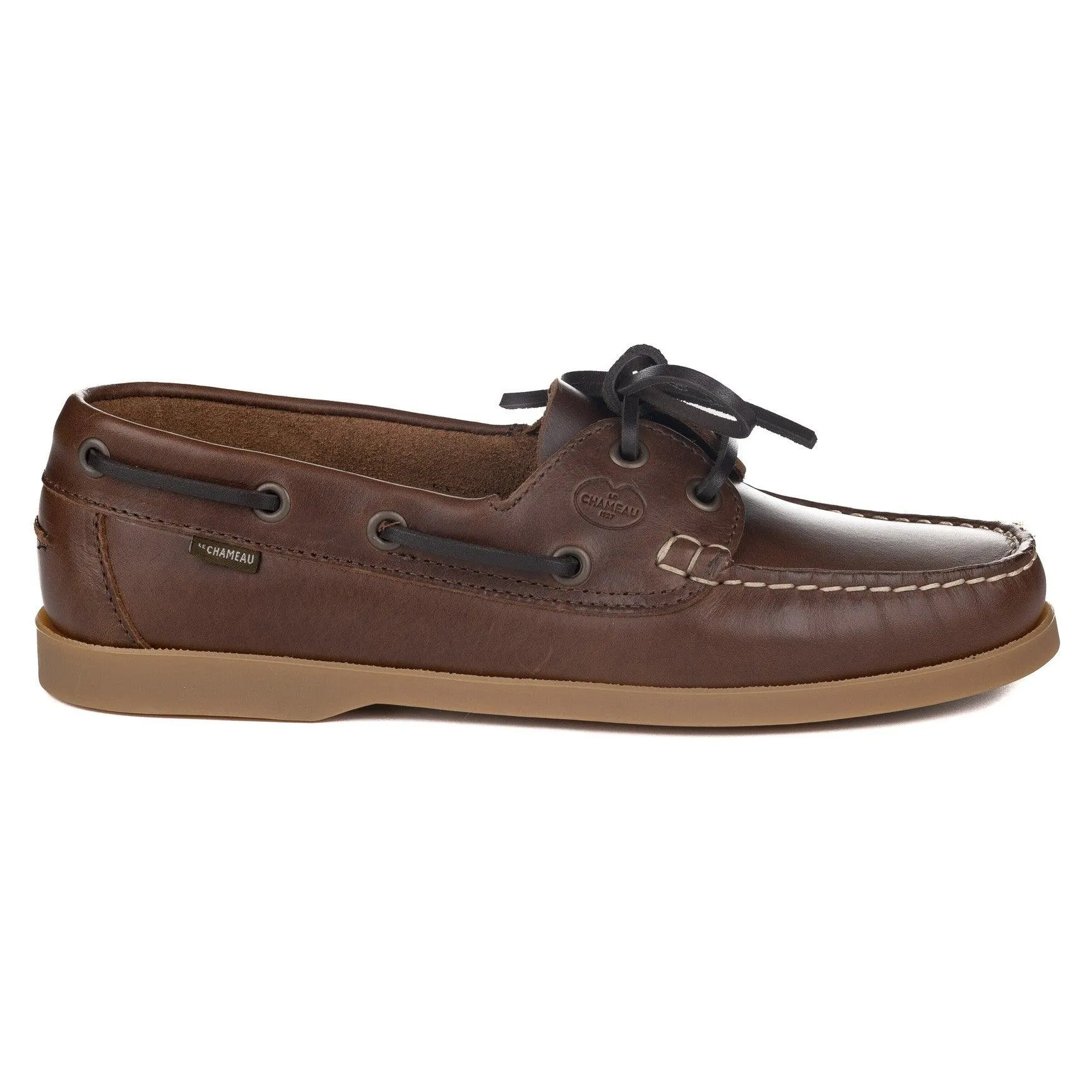 Le Chameau Womens Galion deck shoe - Marron