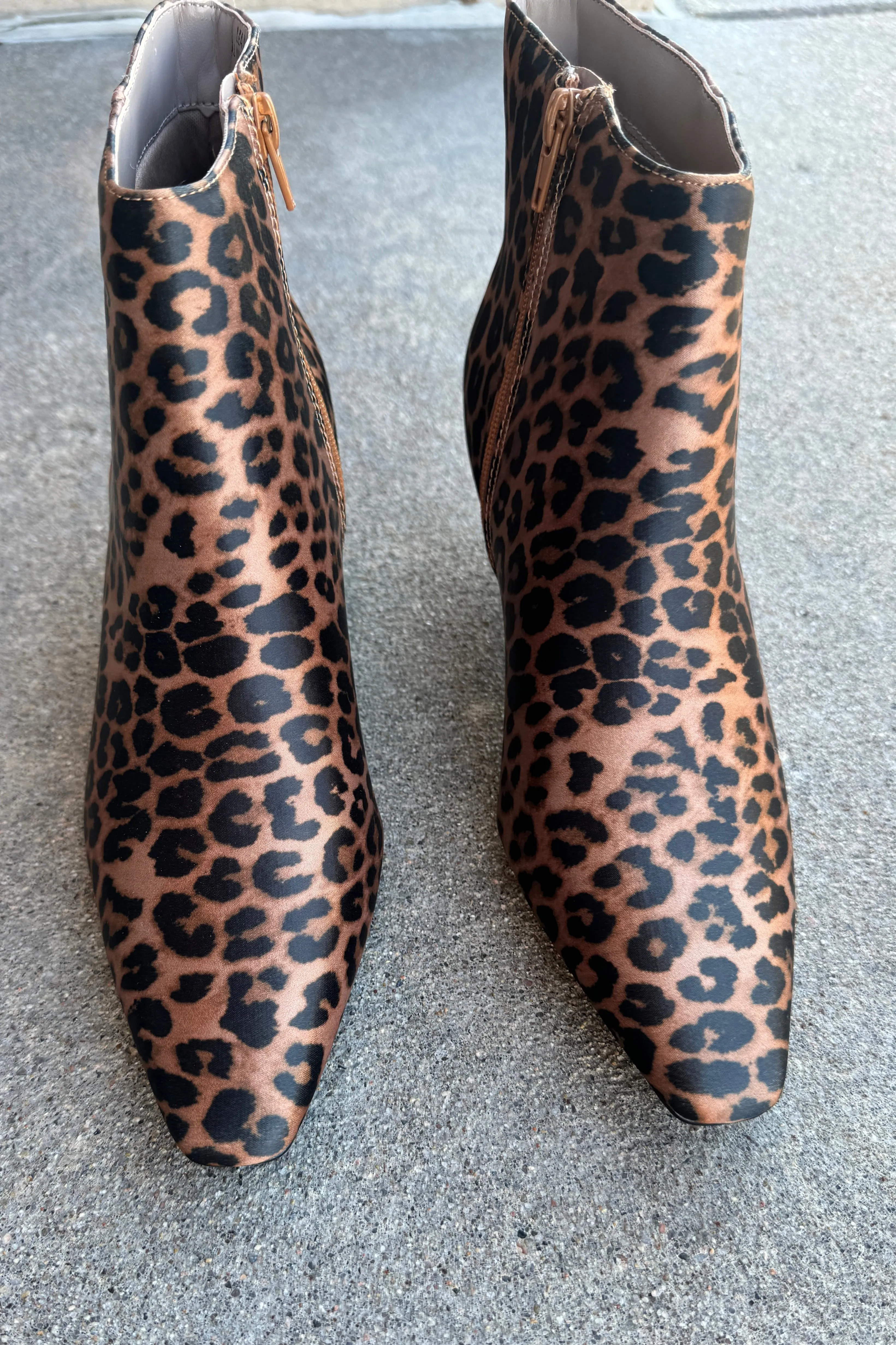 Lean Kitten Bootie- Leopard- FINAL SALE