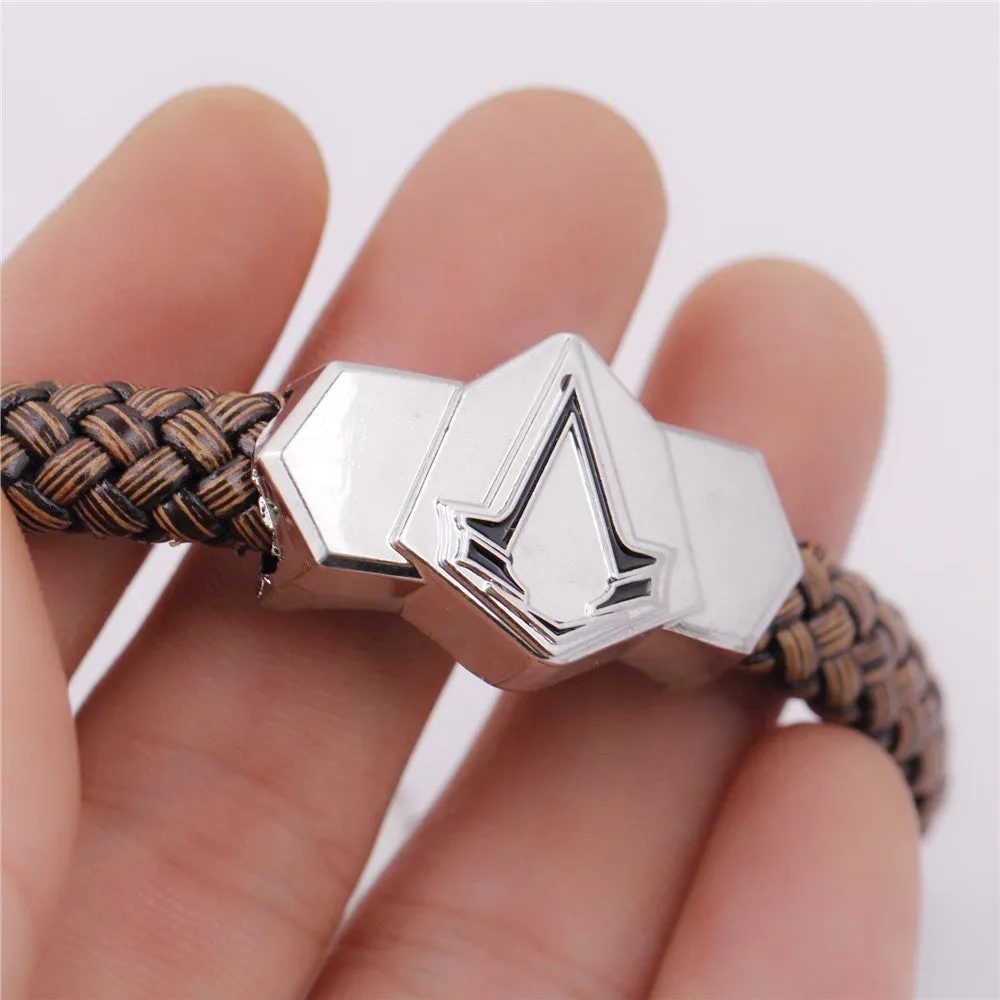 Leather Braided Bracelet - 8in