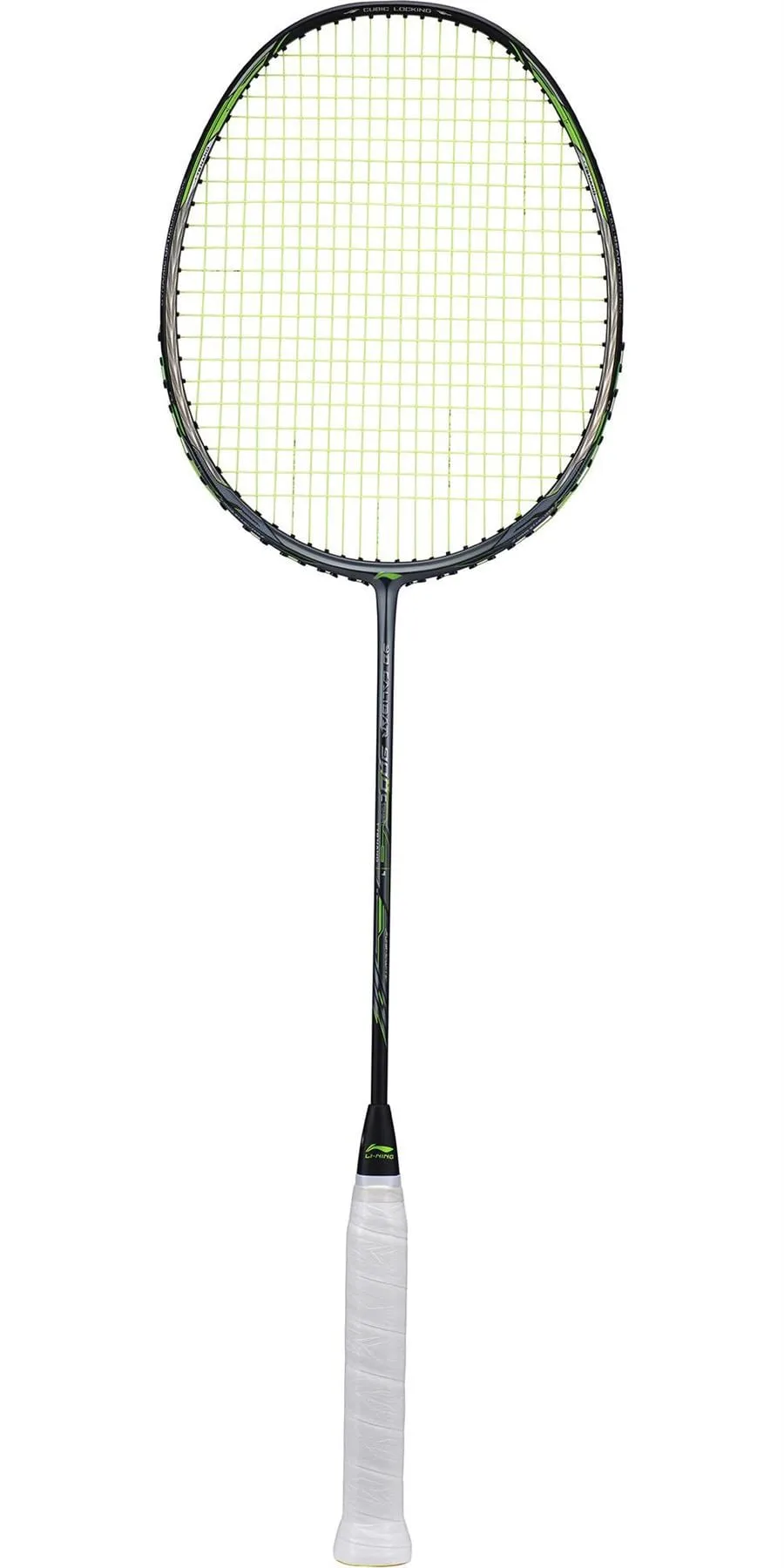 Li-Ning 3D Calibar 900 Combat Badminton Racket  - Grey Green