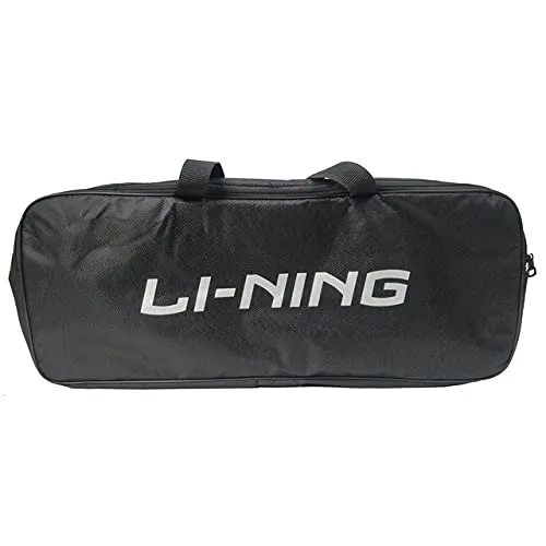 Li-Ning ABDP-374 Champ 6 in 1 Badminton Kitbag - with Additional Shoe Bag - Black, Nylon and Polyester