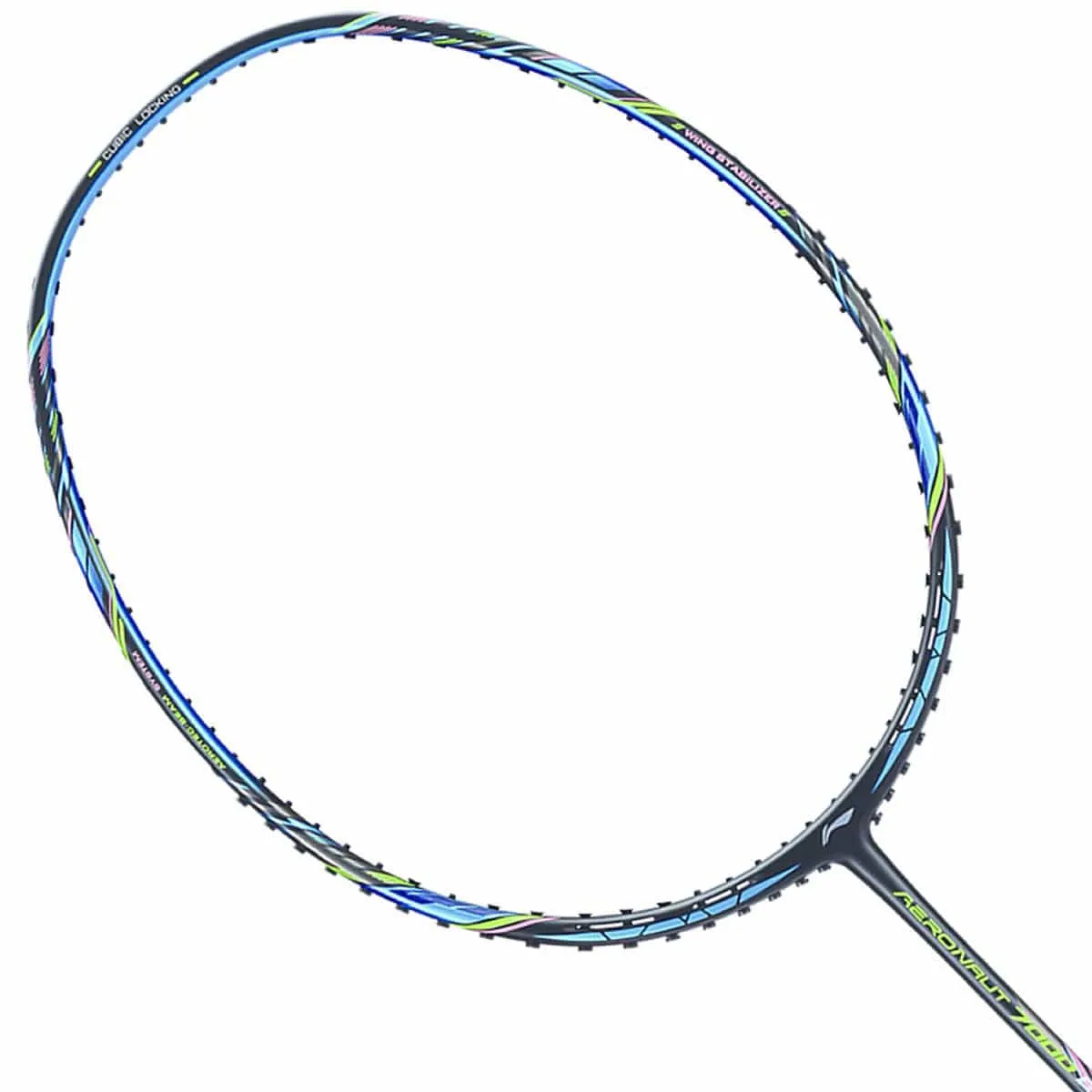 Li-Ning Aeronaut 7000 Boost Badminton Racket - Black Blue