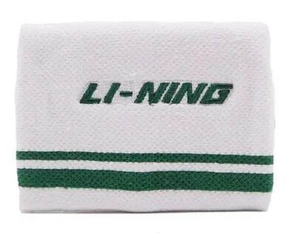 Li-Ning Logo Wristband - White / Green
