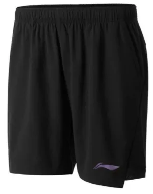 Li-Ning Tournament Mens Badminton Shorts - Black
