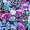 Lilac Floral Printed Puff Sleeve Mini Skater Dress