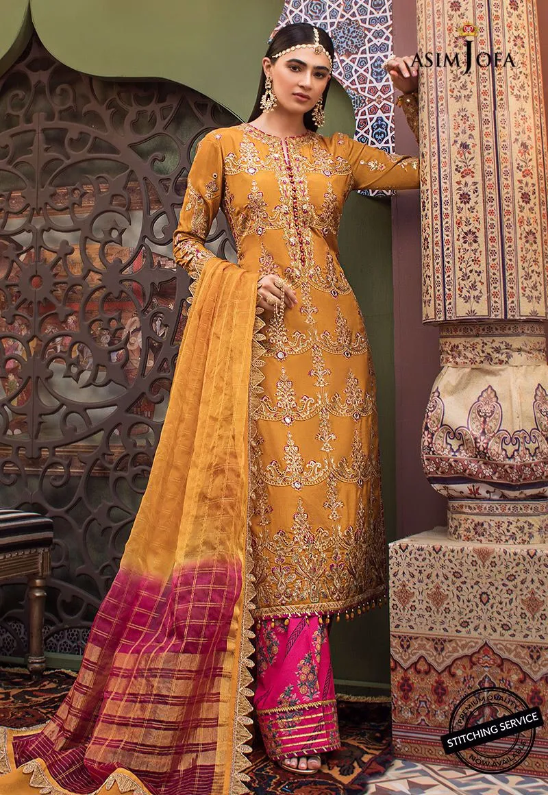 Luxury Mehndi Party Dress in Orange Color #Y6032