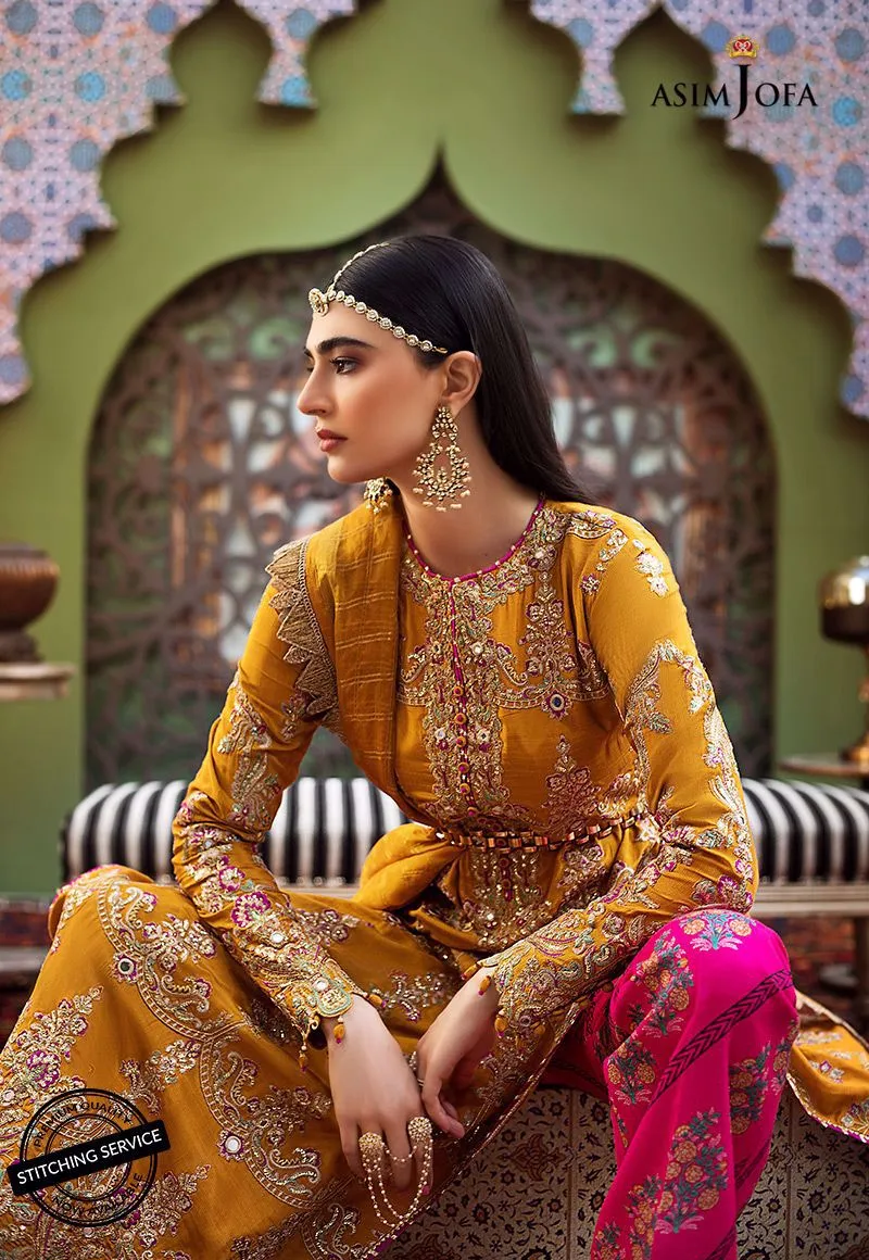 Luxury Mehndi Party Dress in Orange Color #Y6032