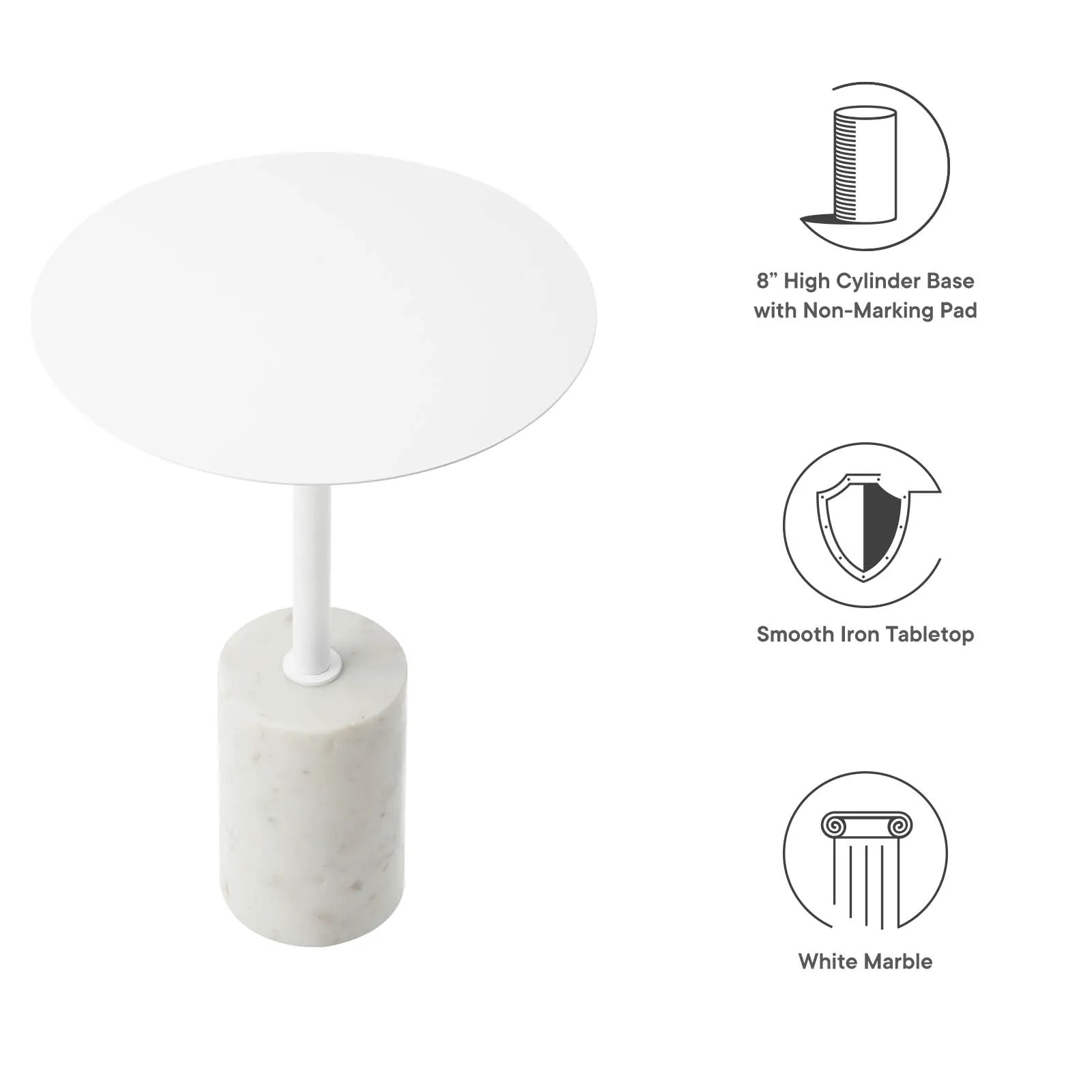 LYRIC ROUND SIDE TABLE