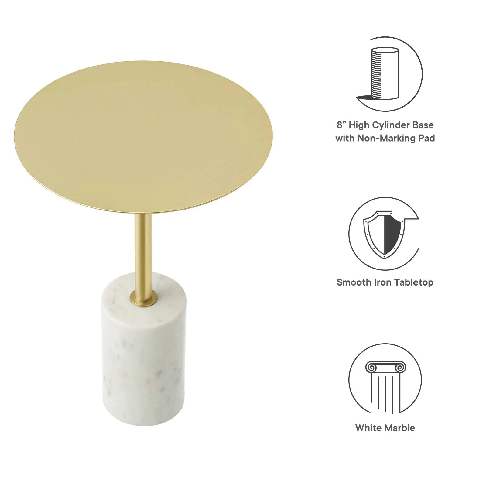 LYRIC ROUND SIDE TABLE