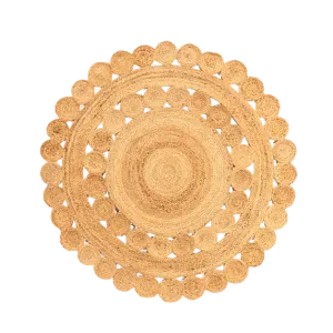 Maia Classic Circles Round Jute Rug