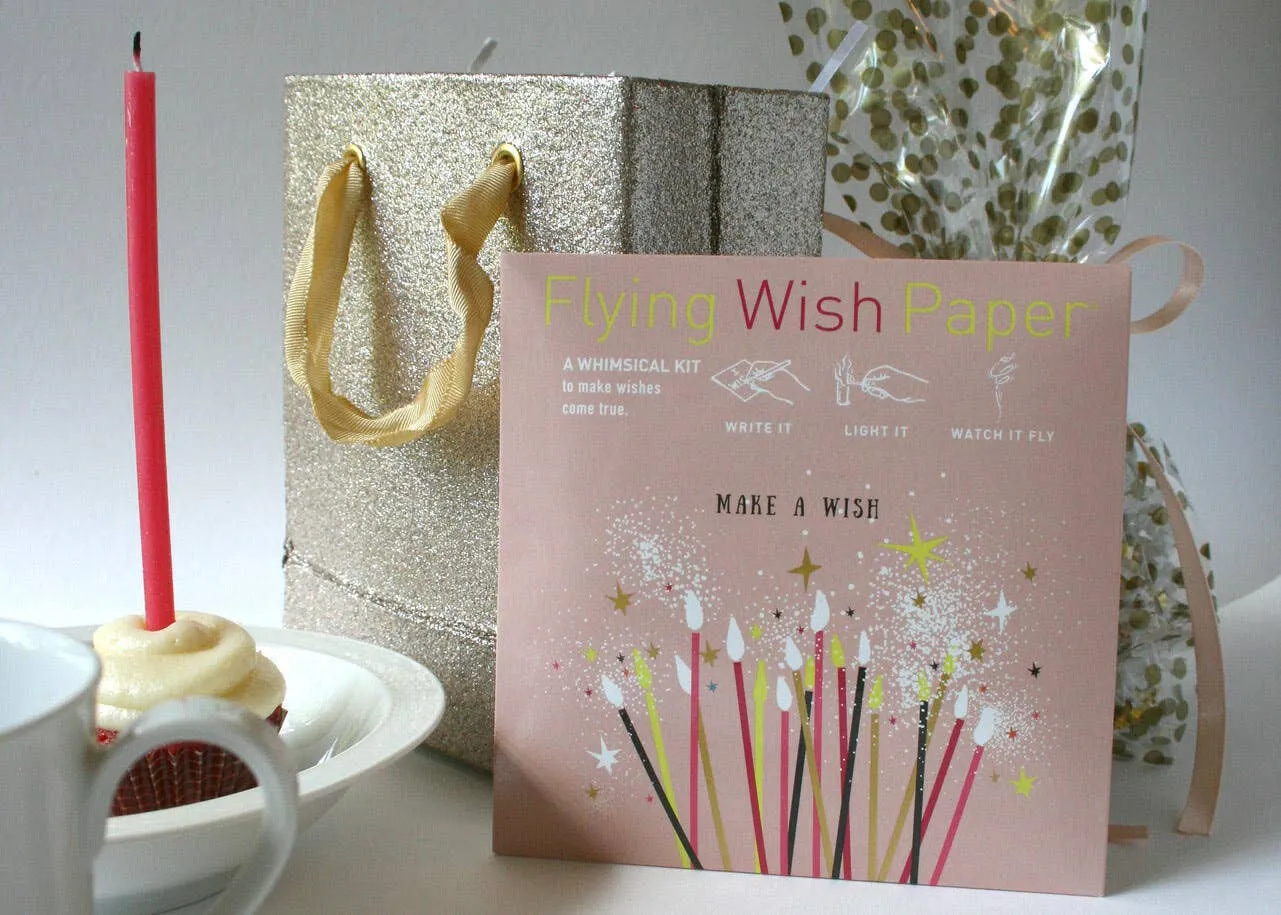 MAKE A WISH BIRTHDAY / Mini kit with 15 Wishes   accessories