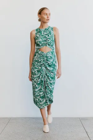 MARBLE DRAW IN MIDI DRESS | MARBLE