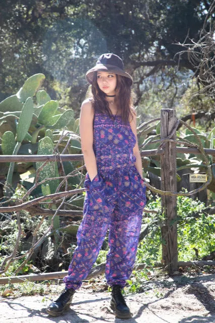 Marley Printed Jumpsuit Indigo