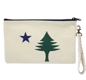 ME Flag Zipper Pouch Wristlet
