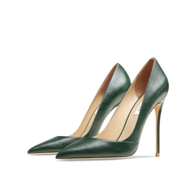 Mixed Colors High Heel Shoes Pointed Toe Party Pumps