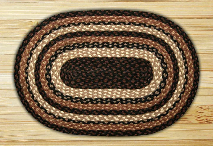 Mocha/Frappuccino C-313 Jute Braided Rug