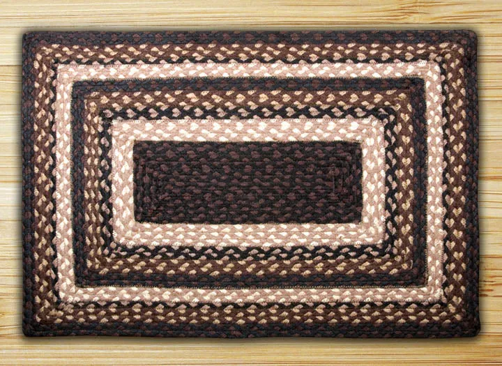 Mocha/Frappuccino C-313 Jute Braided Rug