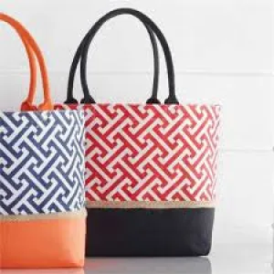 Mud Pie Jigsaw Tote Bag by Bag Lady