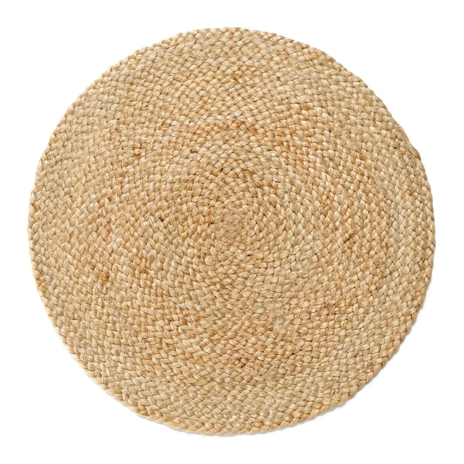 Natural Braided Jute Placemat - Set of 10