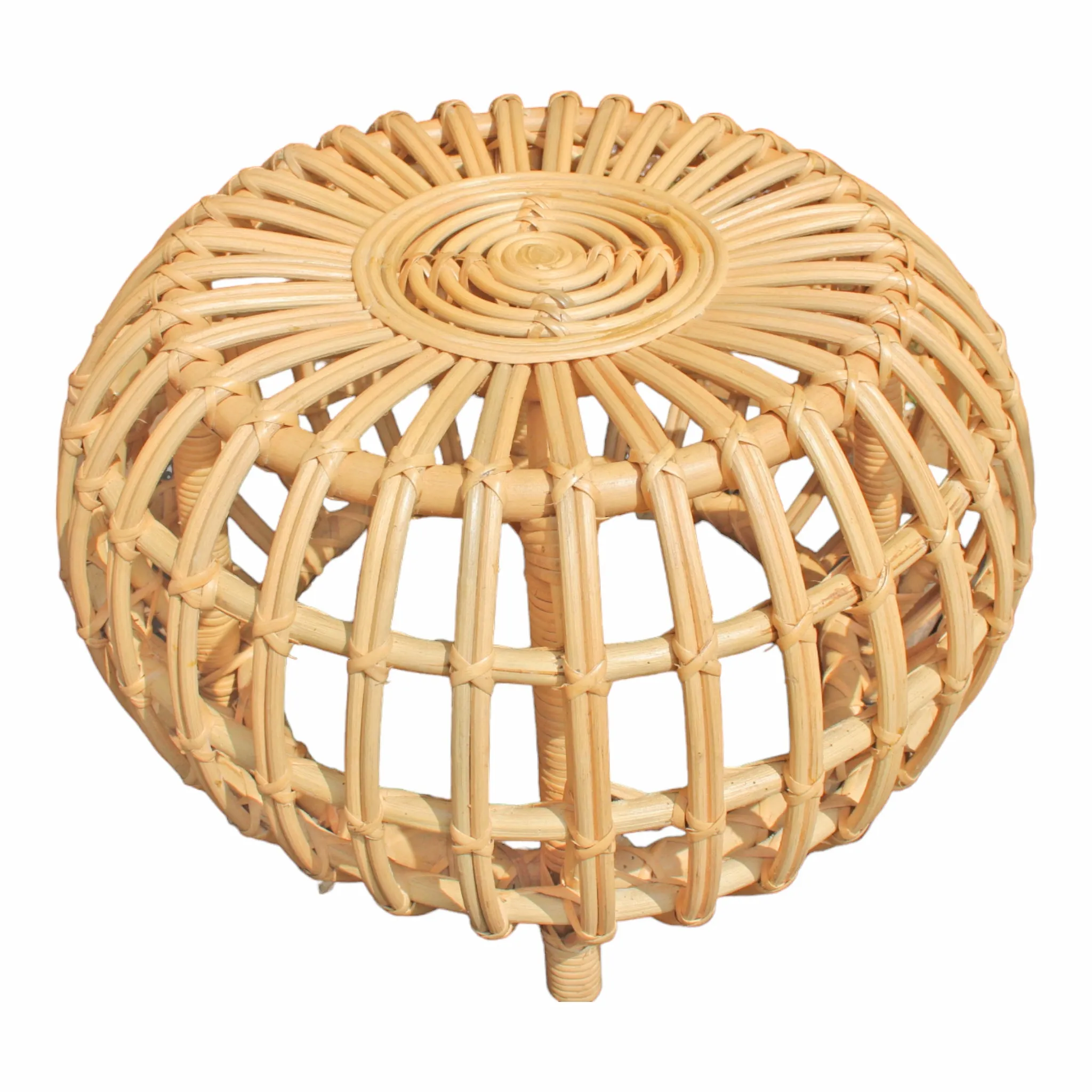 Natural Rattan 26" Ottoman