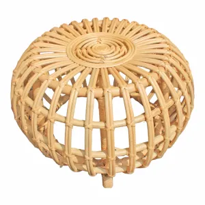 Natural Rattan 26" Ottoman