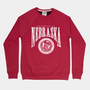 Nebraska Cornhuskers Throwback Crest Crewneck
