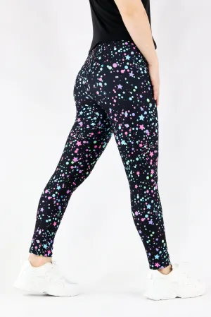 Neon Galaxy - Casual Full Leggings