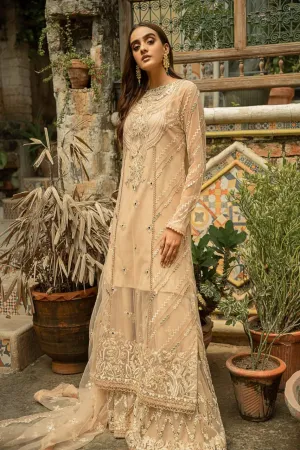 Net Embroidered Gharara Party Dress #Y6026