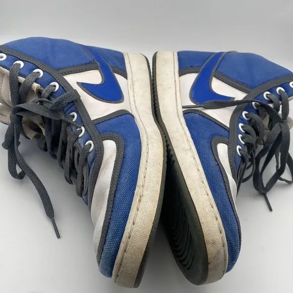 Nike Vandal High Supreme 2008 Varsity Royal White 309427-441 Shoes Mens US Sz 10